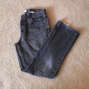 Gray GAP boot cut vintage jeans